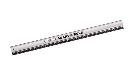 Logan Adapt-A -Rule Liniaal 100cm