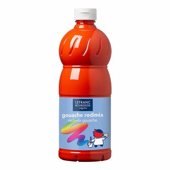 L&amp;B Plakkaatverf Redimix Vermillion 1L