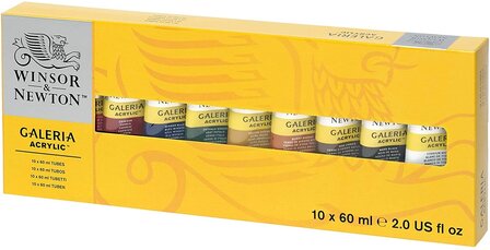 Winsor&amp;Newton Galeria Acrylic 10x 60ml Verfset