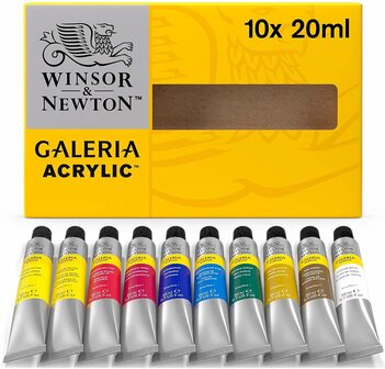 Winsor&amp;Newton Galeria Acrylic 10x 20ml Verfset