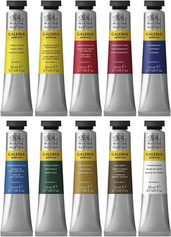 Winsor&amp;Newton Galeria Acrylic 10x 20ml Verfset