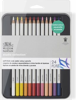 Winsor&amp;Newton Studio Collection Kleurpotloden Set 24