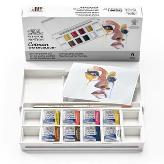 Cotman Watercolour Portrait Pocket Set