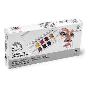 Cotman Watercolour Portrait Pocket Set