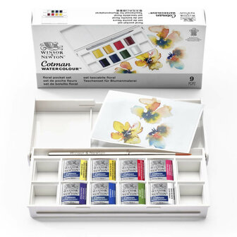 Cotman Watercolour Floral Pocket Set