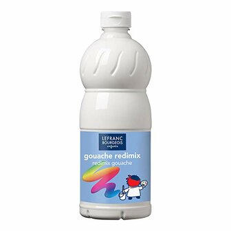 L&amp;B Plakkaatverf Redimix White 500ml