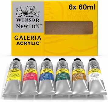 Winsor&amp;Newton Galeria Acrylic 6x 60ml Verfset