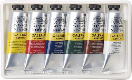 Winsor&amp;Newton Galeria Acrylic 6x 60ml Verfset