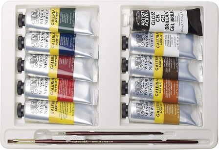 Winsor&amp;Newton Galeria Acrylic 14-delige Verfset