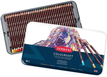 Derwent 36 Coloursoft potloden