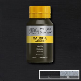 Galeria 386 Acrylverf Mars Black 500ml