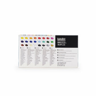 liquitex basics 24 delige verfset