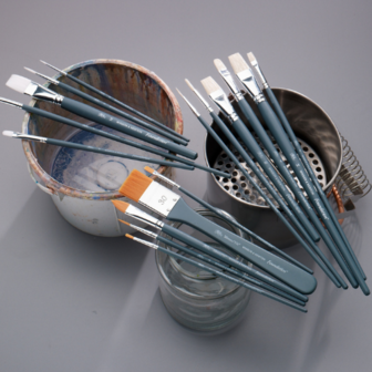 Winsor &amp; Newton Foundation Watercolour Brush Set van 4