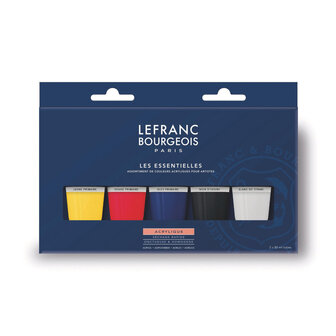 Lefranc &amp; Bourgeois Acryl Verf Set 5x80ml