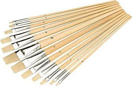 Benson Budget 12-delig Penseelset Plat