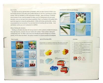 Schilderen op nummer van Set Birds Scenery