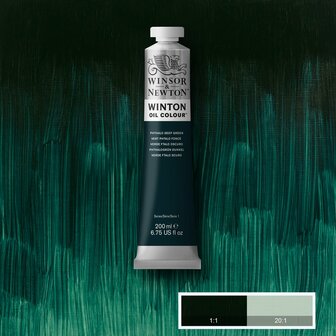 Winton 200ML Olieverf TBE PHTHALO DEEP GREEN 048