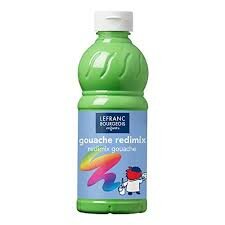 Peinture pour affiche L&amp;B Redimix Vert fluorescent 500 ml