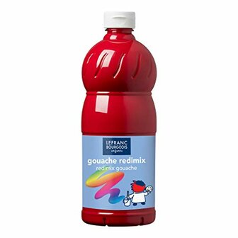 L&amp;B Gouachefarbe Redimix Prim&auml;rrot 1L