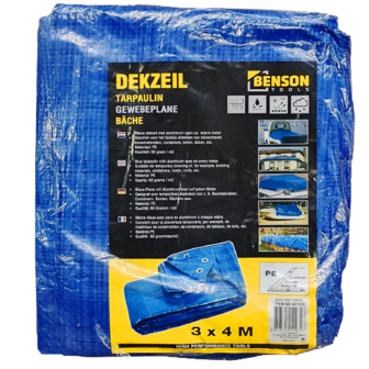Benson Afdekzeil 3x4 meter