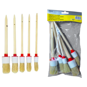 Kwast Set 5 Delig Rond