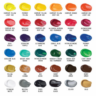 Liquitex Basics 36 delige Verfset