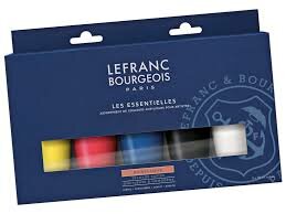 Lefranc Bourgeois Acryl Verf Set 5x80ml