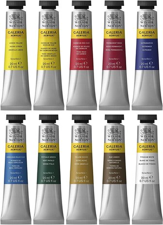 Winsor&Newton Galeria Acrylic 10x 20ml Verfset