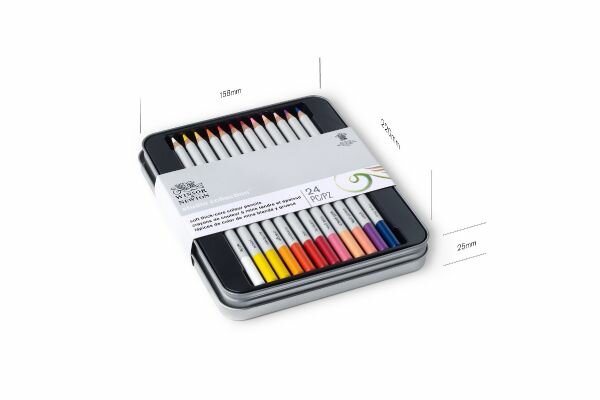 Winsor&Newton Studio Collection Kleurpotloden Set 24