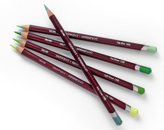 Derwent 12 Coloursoft potloden