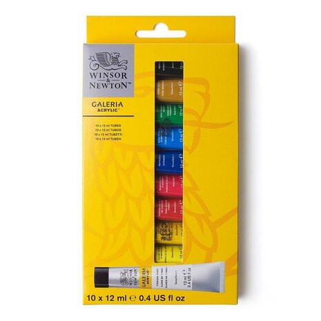 Winsor&Newton Galeria Acrylic 10x 12ml Verfset