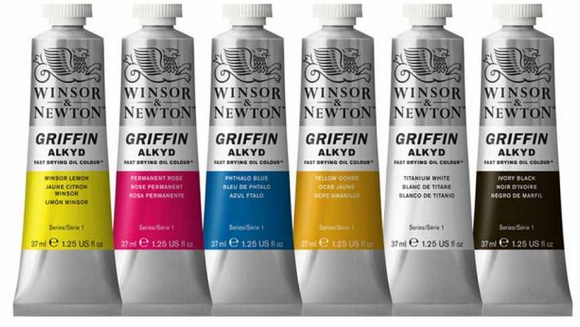 Winsor&Newton Griffin Alkyd Oil Colour Set 6x37ML