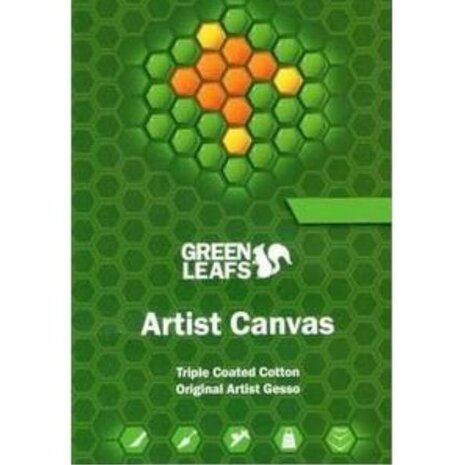 Schildersdoeken Greenleafs 70x100 6-Pack
