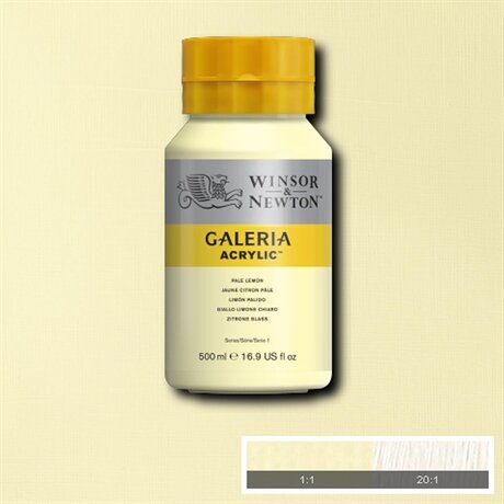 Galeria 434 Acrylverf Pale Lemon 500ml