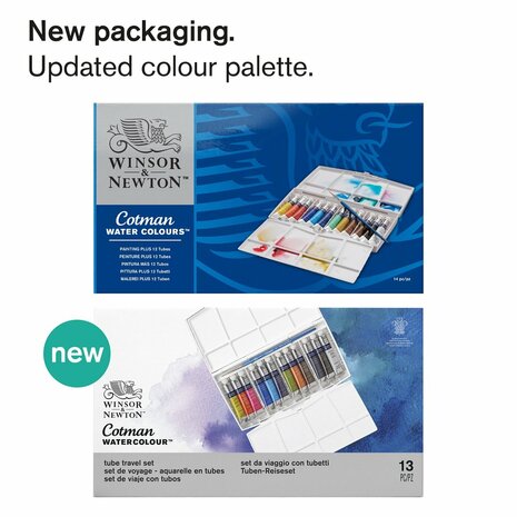 Cotman Painting Plus 12 Tubes Set