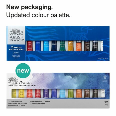 Cotman 12 Tube Set