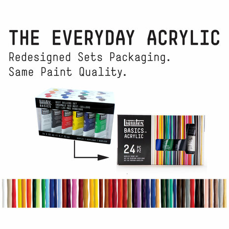 liquitex basics 24 delige verfset