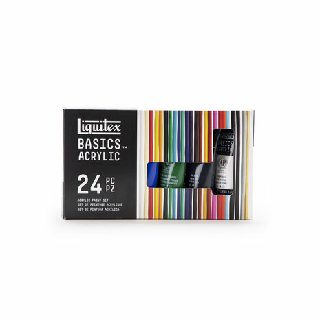 liquitex basics 24 delige verfset