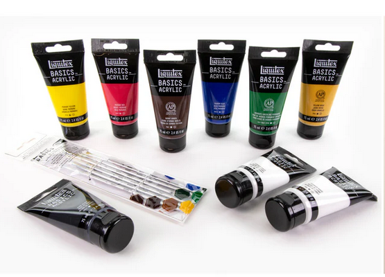 Liquitex Basics Acrylic starter box set