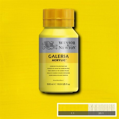Galeria 114 Acrylverf Cadmium Yellow Pale Hue 500ml