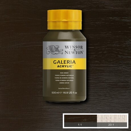 Galeria 554 Acrylverf Raw Umber 500ml