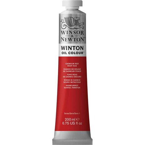 Winton 200ML Olieverf 098 Cadmium Red Deep Hue 6