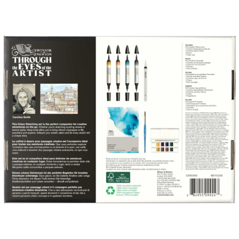 Winsor&Newton Mixed Media Urban Sketching Set 16-Piece
