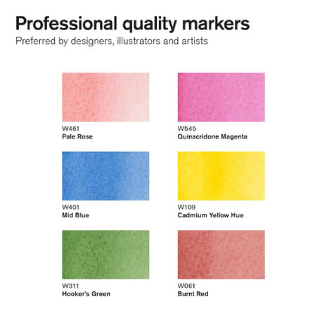 Winsor & Newton Promarker Floaral Tones 6-Pack