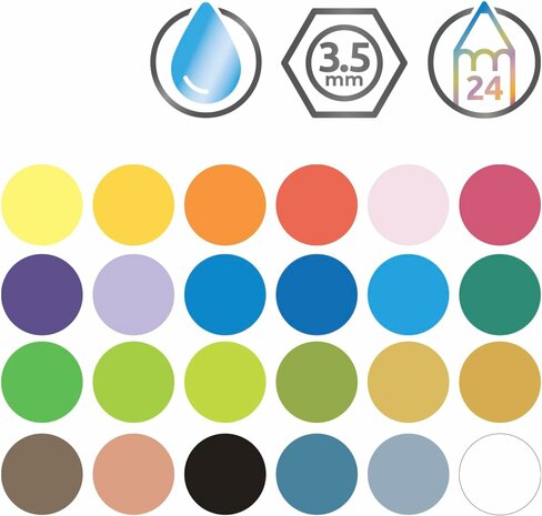 Derwent 24 Watercolour potloden