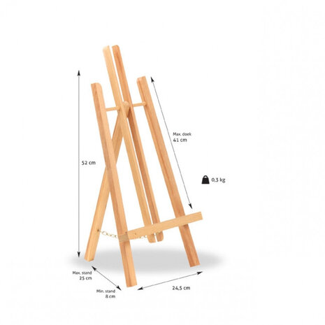Beukenhouten tafelschildersezel Vendee 52