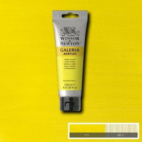 Galeria 120ml 346 Acrylverf Lemon Yellow