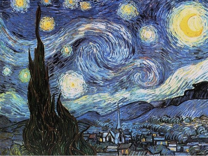 Schilderen Op Nummer Van Gogh The Starry Night Schildersdoeken Schildersezels Penselen Vindt U Bij Paintersworld