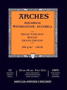Arches Aquarelle Rough Nature White 300 gram 26x36cm