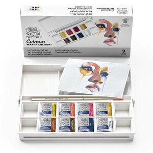 WN010-Cotman Watercolour Portrait Pocket Set